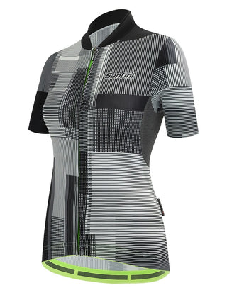 Santini Delta Kinetic Women's Short Sleeve Jersey - Black