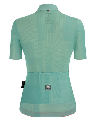 Santini Delta Kinetic Women's Short Sleeve Jersey - Aqua
