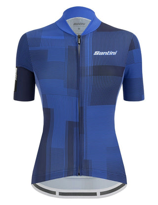 Santini Delta Kinetic Women's Short Sleeve Jersey - Royal Blue