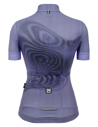 Santini Delta Vortex Women's Summer Short Sleeve Jersey - Lilac