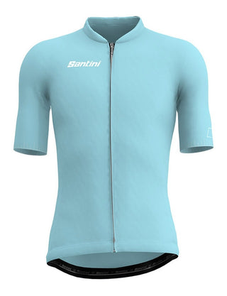 Santini Eco Corsa Sleek Fit Women's Short Sleeve Jersey - Light Blue