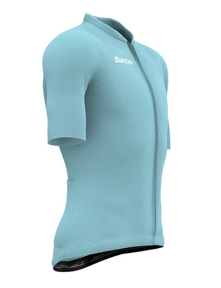 Santini Eco Corsa Sleek Fit Women's Short Sleeve Jersey - Light Blue