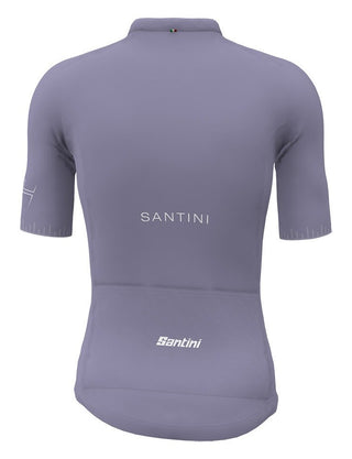 Santini Eco Corsa Sleek Fit Men's Short Sleeve Jersey - Lilac