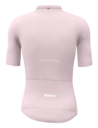 Santini Eco Corsa Sleek Fit Women's Short Sleeve Jersey - Light Pink
