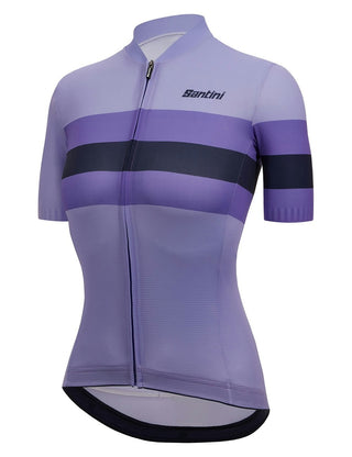 Santini Eco Sleek Bengal Women's Summer Short Sleeve Jersey - Lilac