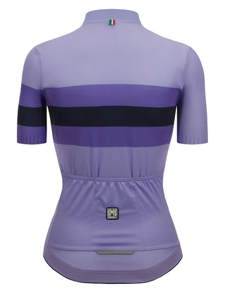Santini Eco Sleek Bengal Women's Summer Short Sleeve Jersey - Lilac