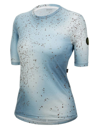 Santini Fango Delta Women's Tech Short Sleeve T-Shirt - Blue
