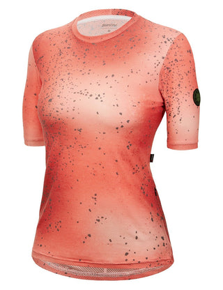 Santini Fango Delta Women's Tech Short Sleeve T-Shirt - Rosa