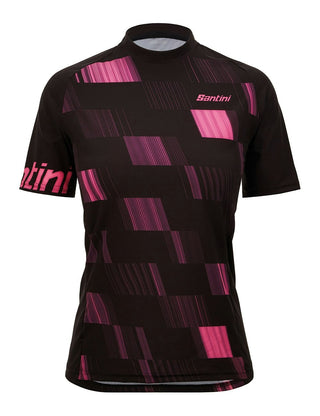 Santini Fibra Women's Gravel/MTB Jersey - Black