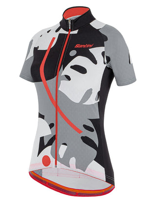 Santini Giada Maui Women's Short Sleeve Jersey - Black Nero