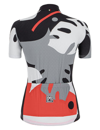 Santini Giada Maui Women's Short Sleeve Jersey - Black Nero