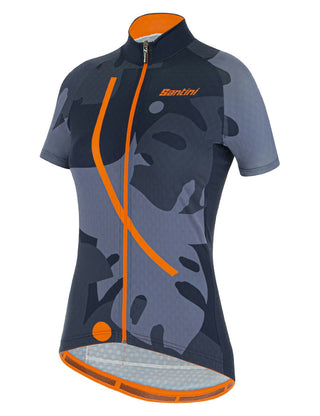 Santini Giada Maui Women's Short Sleeve Jersey - Nautica Blue