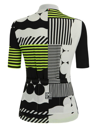 Santini Giada Optic Women's Short Sleeve Jersey - Black