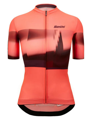 Santini Mirage Women's Summer Short Sleeve Jersey - Granatina Pink