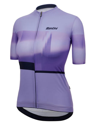 Santini Mirage Women's Summer Short Sleeve Jersey - Lilac