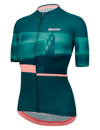 Santini Mirage Women's Summer Short Sleeve Jersey - Teal