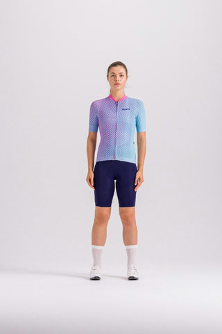 Santini Paws Forma Women's Short Sleeve Jersey - Turquoise