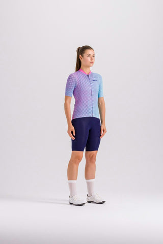 Santini Paws Forma Women's Short Sleeve Jersey - Turquoise