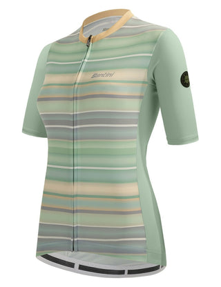 Santini Terranova Women's Gravel Short Sleeve Jersey - Water