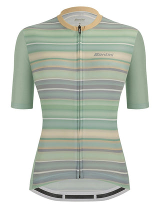 Santini Terranova Women's Gravel Short Sleeve Jersey - Water
