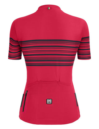 Santini Tono Profilo Women's Short Sleeve Jersey - Red