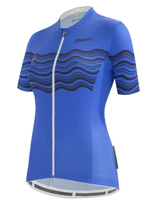 Santini Tono Profilo Women's Short Sleeve Jersey - Royal Blue