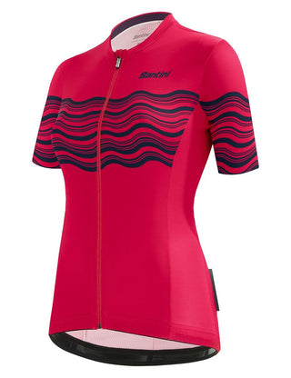Santini Tono Profilo Women's Short Sleeve Jersey - Red