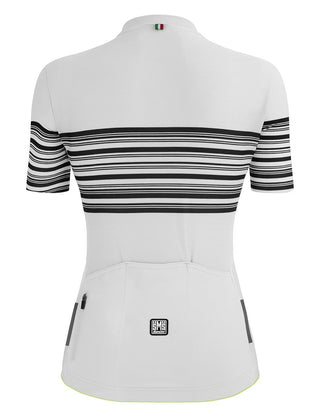 Santini Tono Profilo Women's Short Sleeve Jersey - White