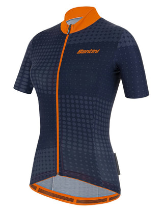 Santini Tono Sfera Women's Short Sleeve Jersey - Nautica Blue