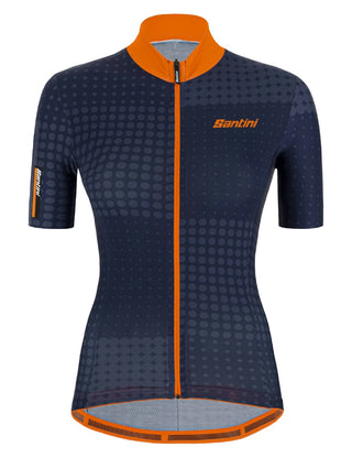 Santini Tono Sfera Women's Short Sleeve Jersey - Nautica Blue
