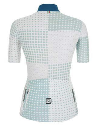 Santini Tono Sfera Women's Short Sleeve Jersey - Silver