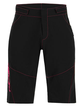 Santini Mountain Women's Outer Shorts - Black/Fluro Pink