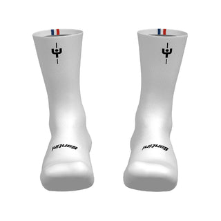 Santini TDF Hautacam Stage Socks - White