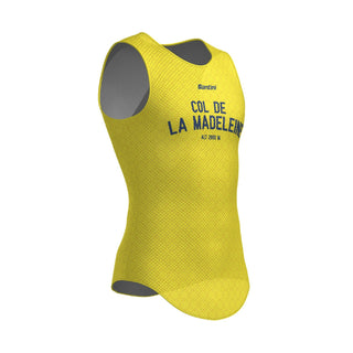 Santini TDF Col De La Madeleine Stage Baselayer - Yellow