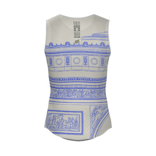 Santini TDF Arc De Triomphe Stage Baselayer - White/Blue