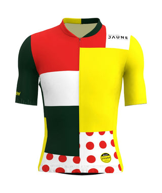 Santini TDF Combo Leaders Short Sleeve Jersey - Print