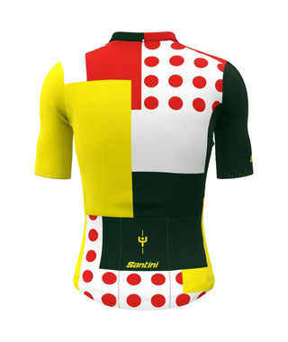 Santini TDF Combo Leaders Short Sleeve Jersey - Print