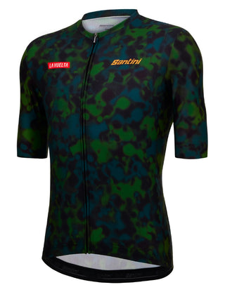 Santini La Vuelta Angliru Short Sleeve Jersey - Green