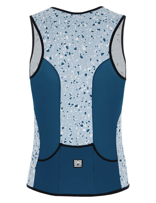 Santini Pietra Sleek Men's Tri Top - Teal