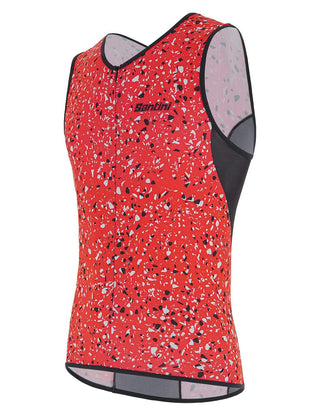 Santini Pietra Sleek Men's Tri Top - Granatina Pink
