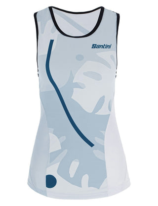Santini Maui Sleek Women's Sleeveless Tri Top - Teal