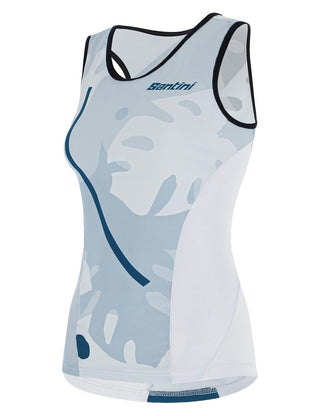 Santini Maui Sleek Women's Sleeveless Tri Top - Teal