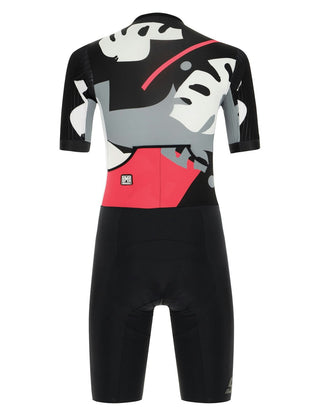 Santini Viper Maui short Sleeve Women's Trisuit - Granatina Pink
