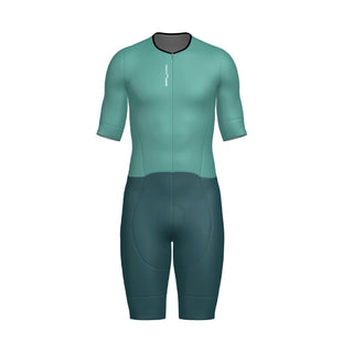 Santini SMS Leaf 26 Women’s Short Sleeve Trisuit - Aqua