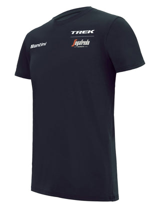 Santini Trek Segafredo Replica Short Sleeve T-Shirt - Navy