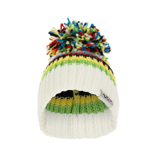 Santini SMS UCI World Champion Big Bobble Beanie - White
