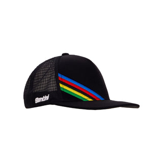 Santini SMS UCI World Champion Trucker Hat - Black