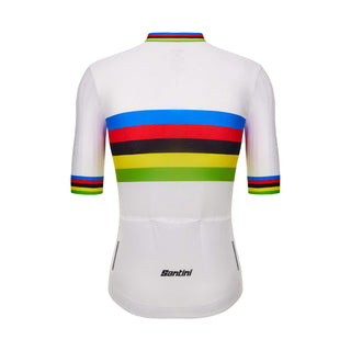 Santini SMS UCI World Champion Short Sleeve Jersey - World Champion