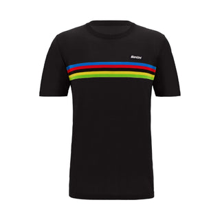 Santini SMS UCI World Champion T-Shirt - Black