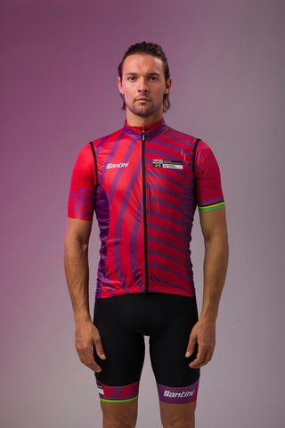 Santini UCI Wollongong W/C Wind Sleeveless Vest - Print